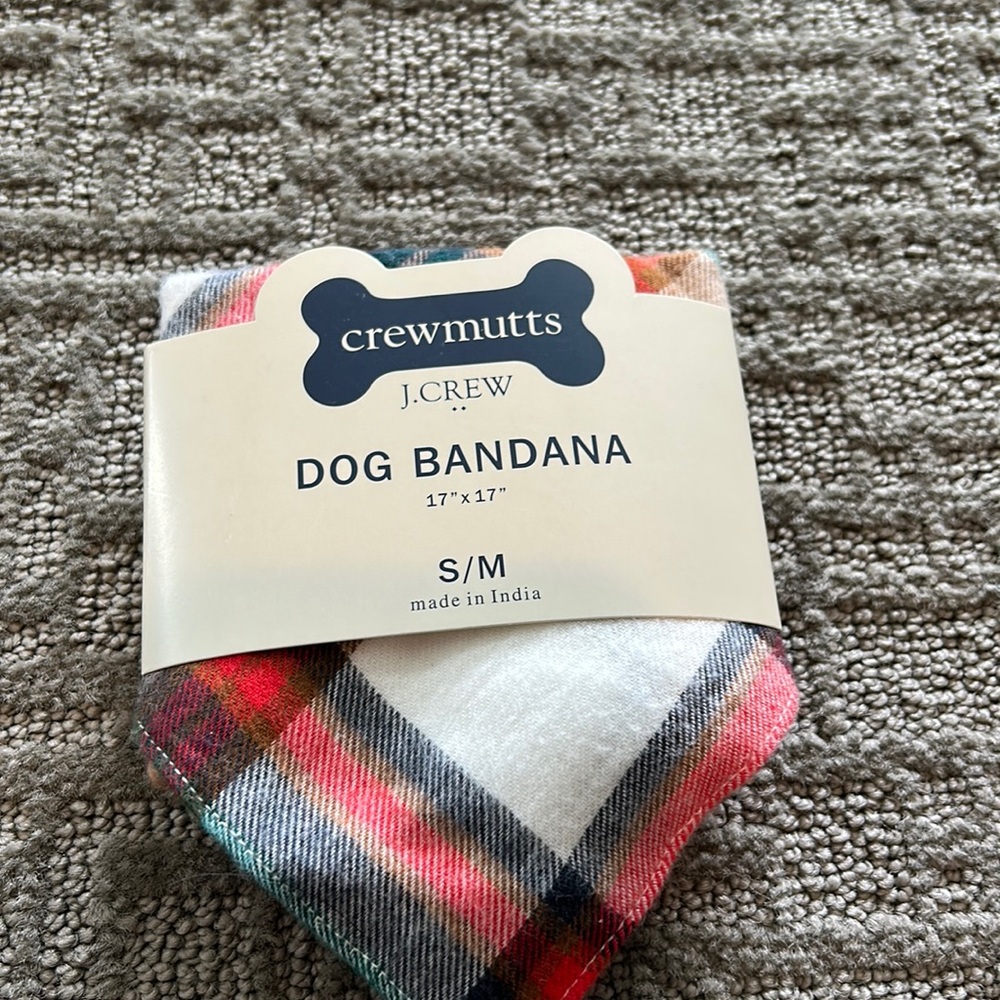J Crew Dog Bandana